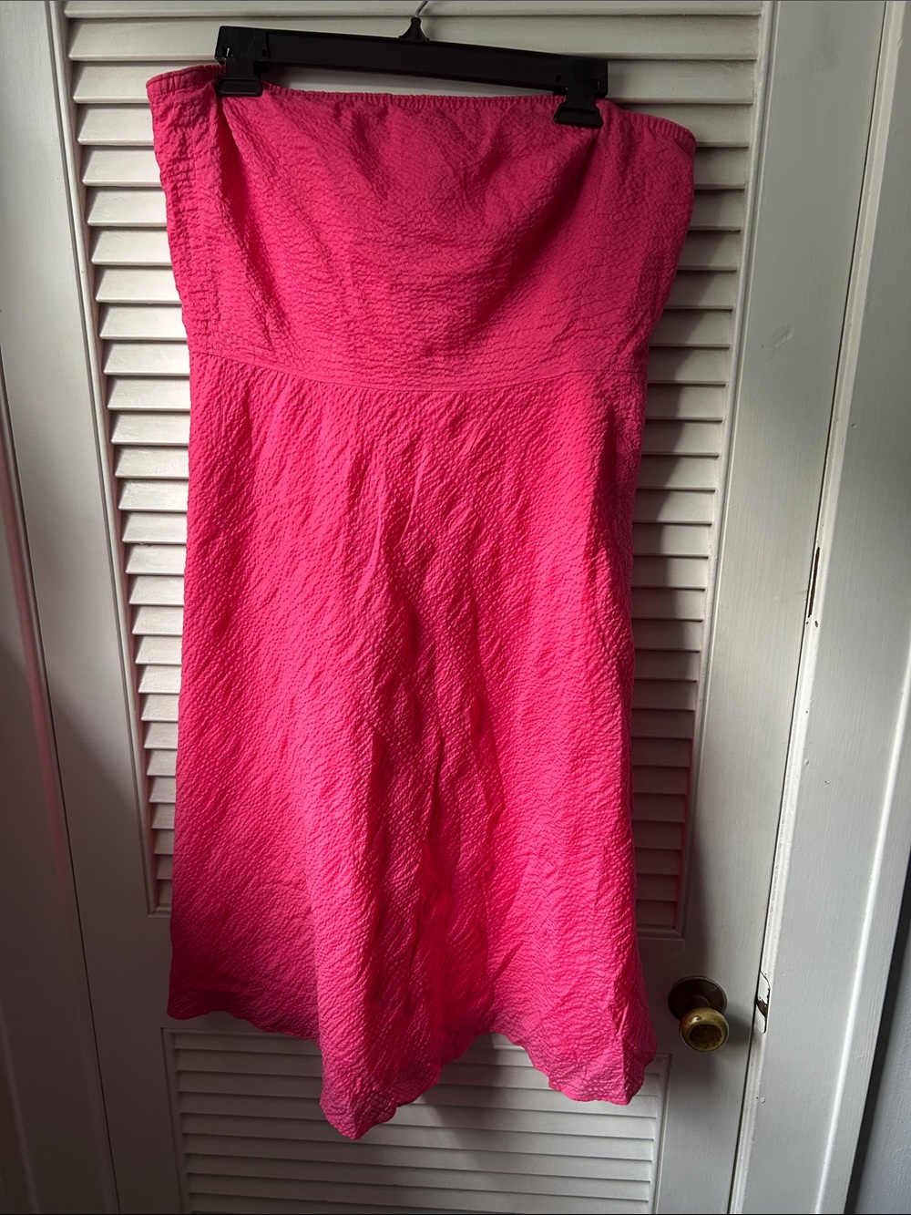J Crew ladies link strapless dress 12P fully lined.